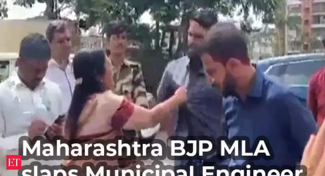 Maharashtra BJP MLA Slaps Engineer Over House Demolition, Video Goes Viral