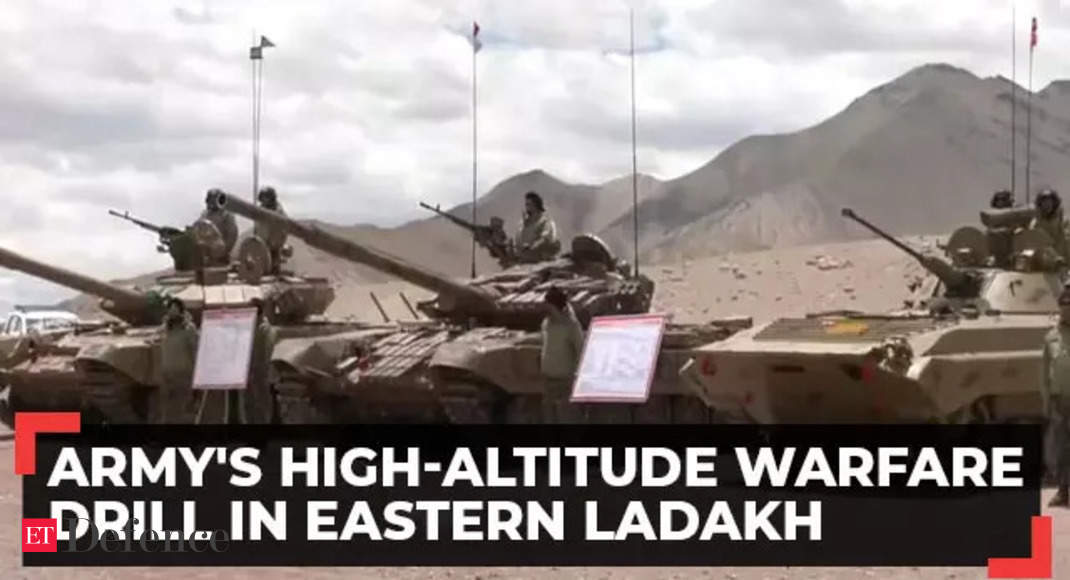 Tanks at 16,000 feet: Indian Army intensifies drills in Ladakh, enhances armoured presence