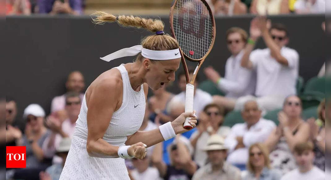 Wimbledon: Former Champion Petra Kvitova Storms into Round of 16