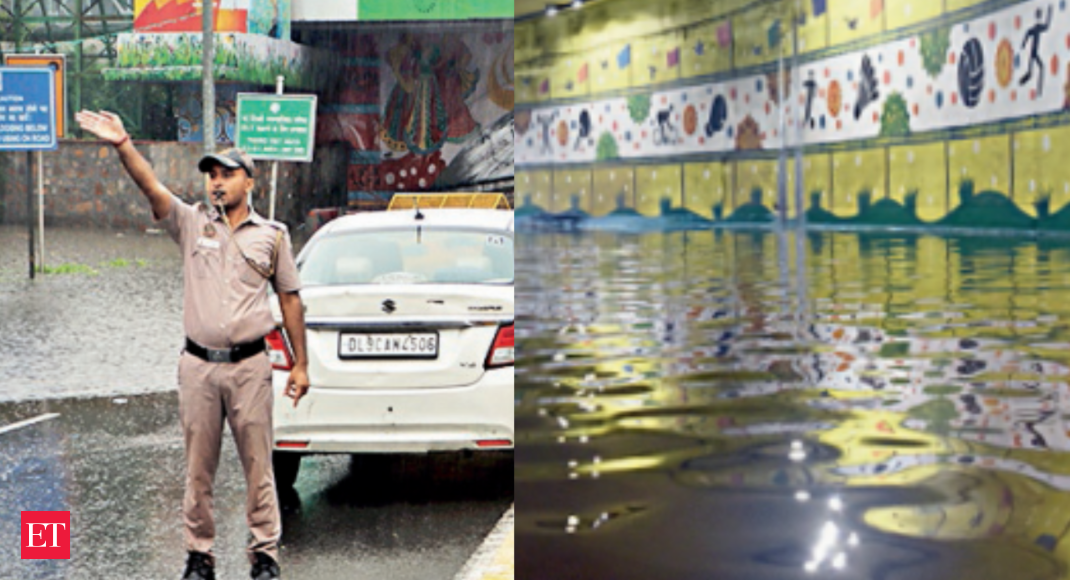 Delhi Rains: 13 Locations Waterlogged, Pragati Maidan Tunnel Closed Temporarily