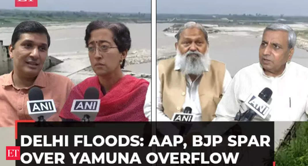 Delhi floods: AAP, BJP spar over release of water from Hathnikund barrage in Yamuna river