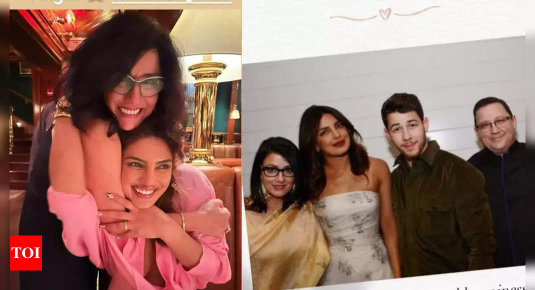 Priyanka bonds with mom-in-law