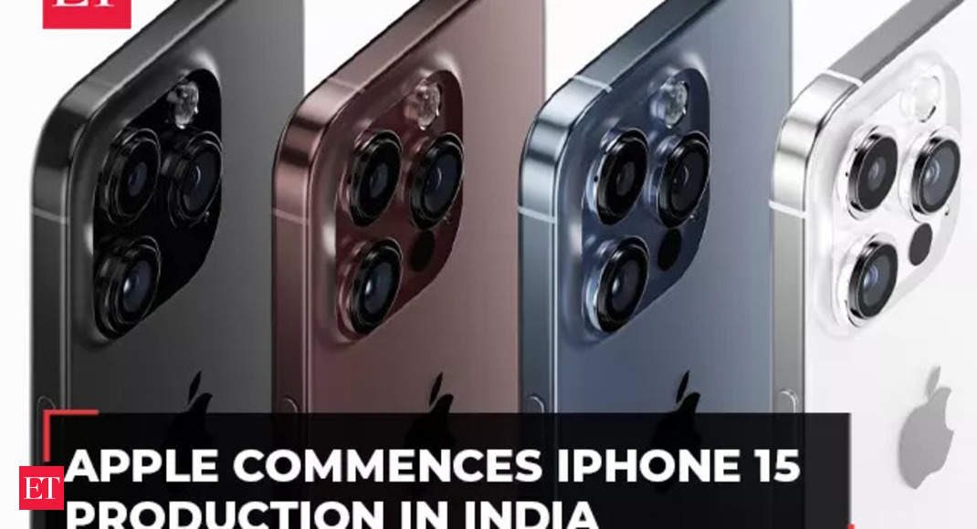 Apple starts iPhone 15 production in India to bridge the manufacturing gap with China