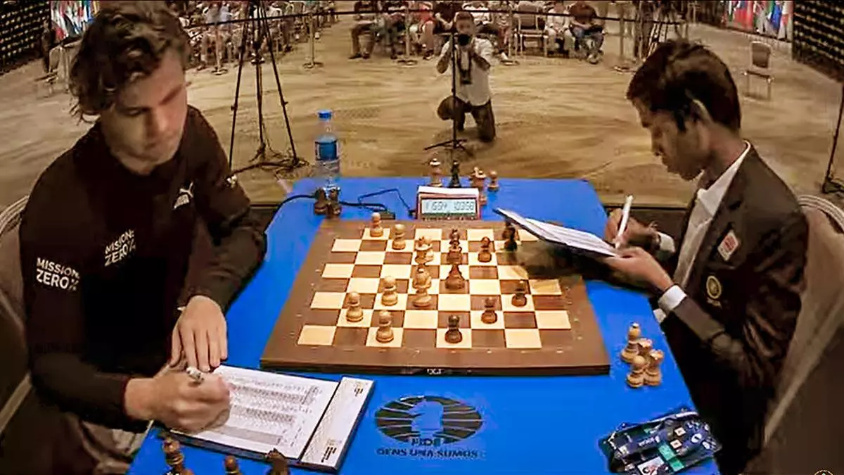 World Cup Final: Second game between Praggnanandhaa and Carlsen ends in draw