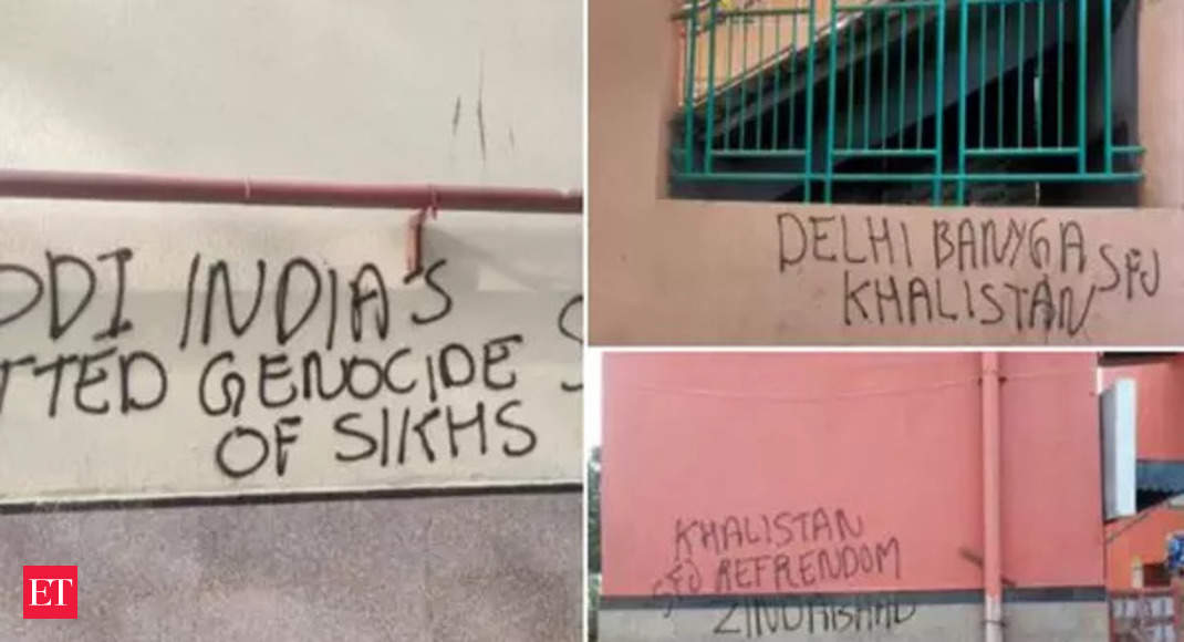 Pro-Khalistan messages found on Delhi Metro property