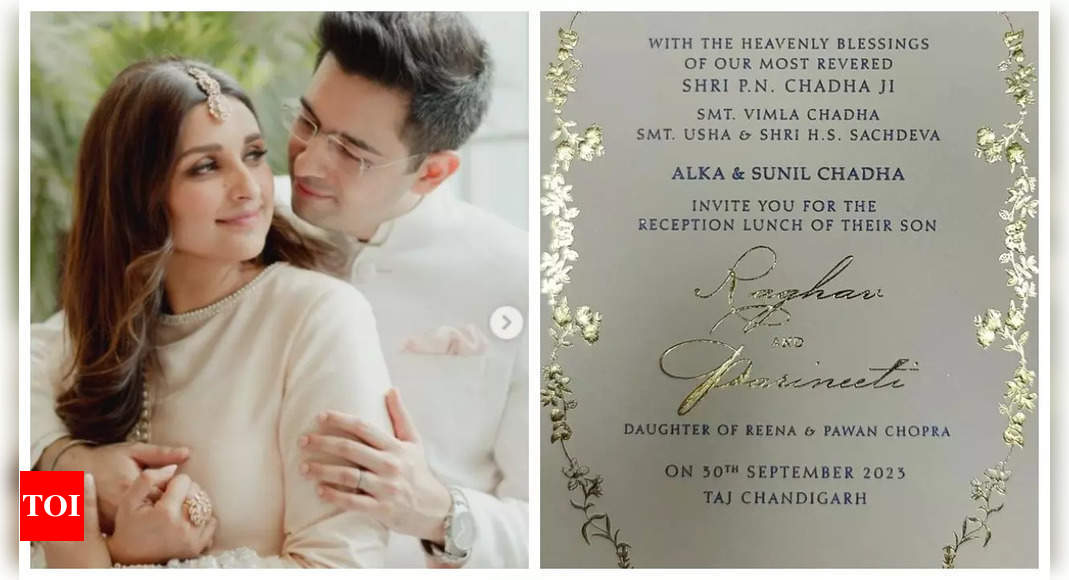 Parineeti Chopra and Raghav Chadha’s Wedding Invitation Goes Viral Online