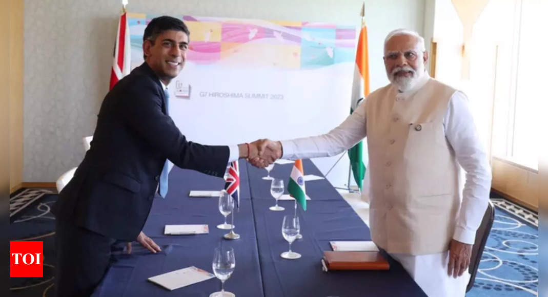 PM Modi Holds Bilateral Meeting with British Counterpart Rishi Sunak at G20 Summit