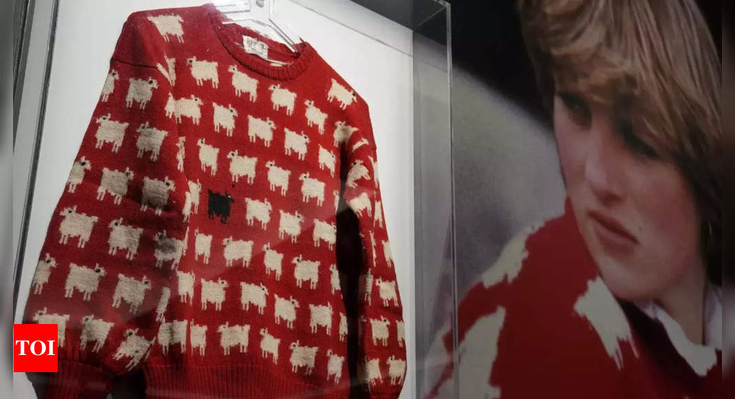 Princess Diana’s Black Sheep Sweater Sells for $1.1 Million at Auction