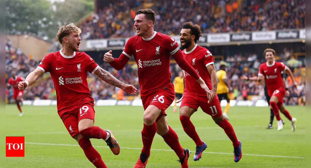 Liverpool go top in Premier League table with 3-1 win against Wolves