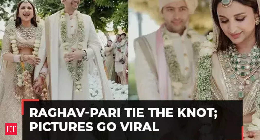 Raghav Chadha and Parineeti are now husband and wife, reception pictures go viral