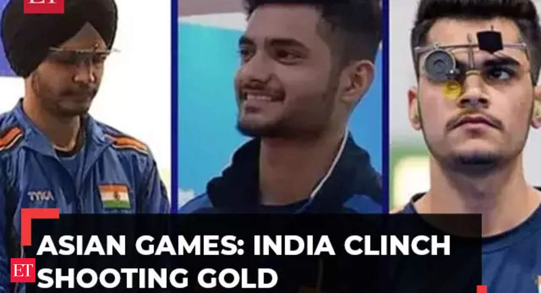 Indian Shooters Clinch Gold in Men’s 10m Air Pistol Team Event at Asian Games 2023