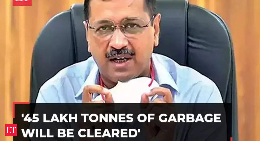 Delhi CM Kejriwal expects 45 lakh tonnes of garbage to be cleared from Bhalswa Landfill site by May 2024