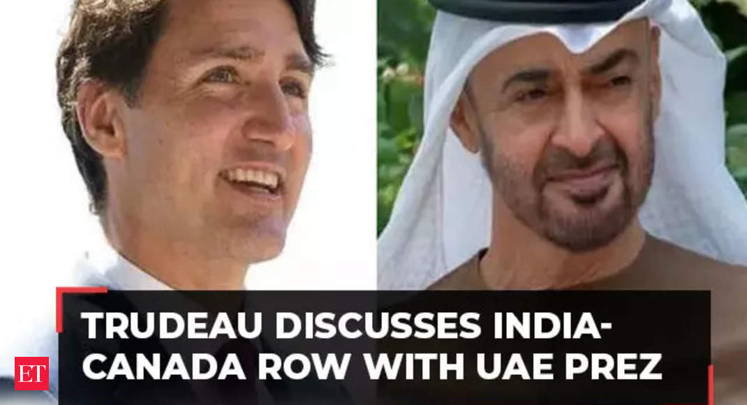 India-Canada row: Justin Trudeau dials UAE President