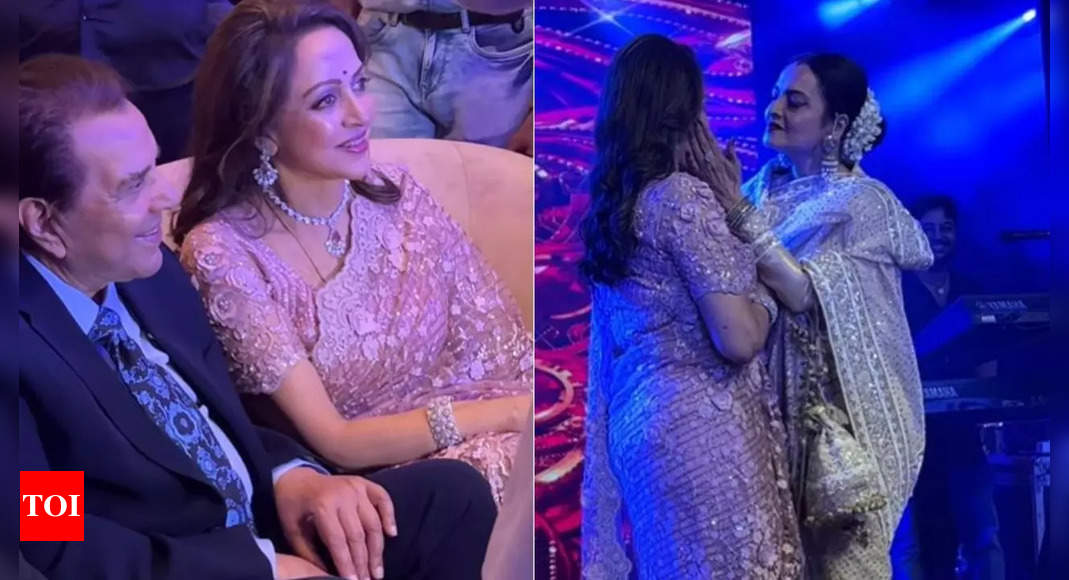 Hema Malini’s 75th Birthday Party: Rekha Dedicates Song, Dharmendra and Daughters Make It Special