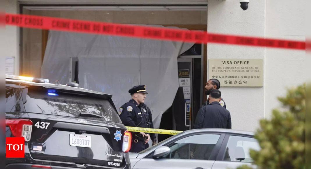 Man Armed with Knife and Crossbow Crashes into Chinese Consulate in San Francisco