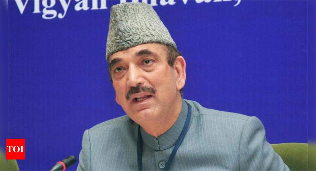 Not holding assembly polls in J&K despite situation being normal is a matter of grave concern: Azad