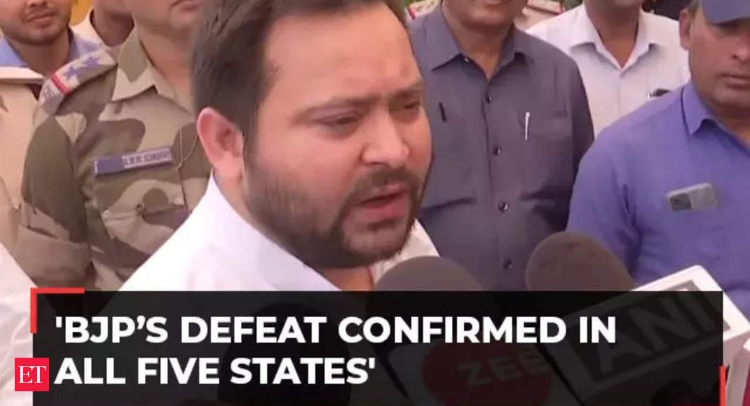 Tejashwi Yadav ahead of upcoming State Assembly Polls: ‘BJP’s defeat confirmed in all five states’