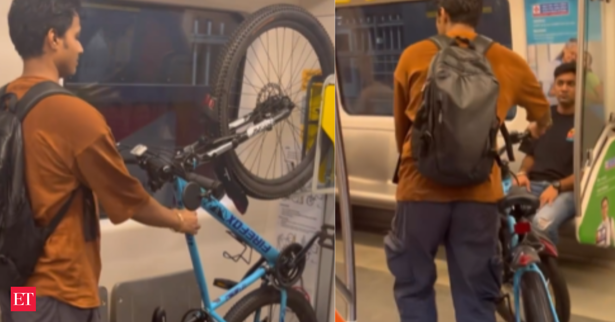 Man Takes Bicycle on Mumbai Metro, Calls it an Exhilarating Experience