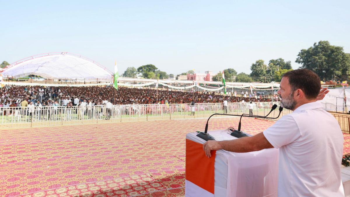 Rahul Gandhi promises free education in schools & colleges in Chhattisgarh if Congress retains power