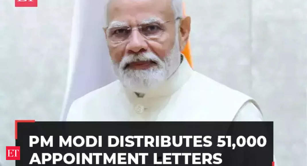 PM Modi Distributes Over 51,000 Appointment Letters at ‘Rozgar Mela’