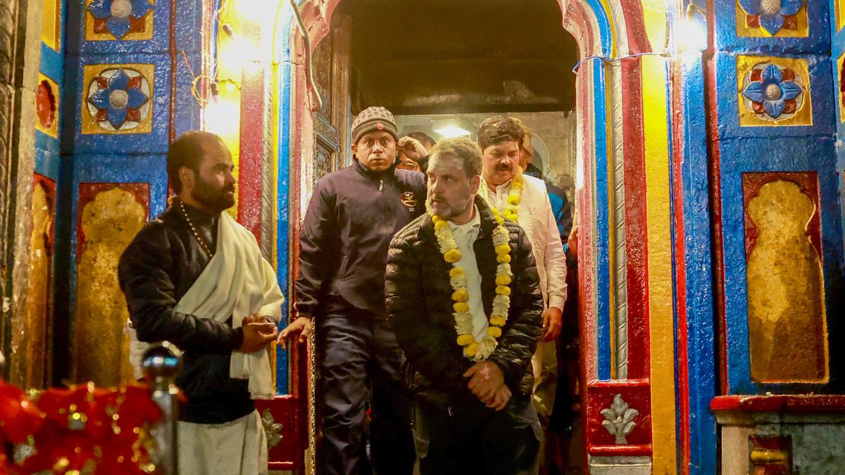 Rahul Gandhi heads to Kedarnath for a personal spiritual journey