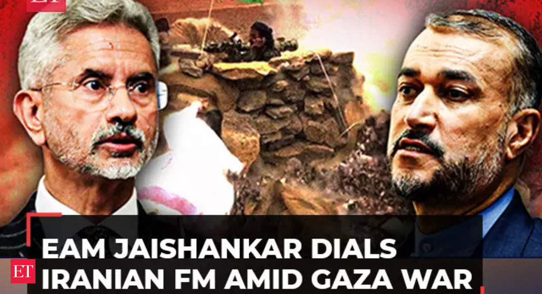 EAM Jaishankar dials Iranian FM amid Israel-Hamas war, conveys importance of preventing escalation