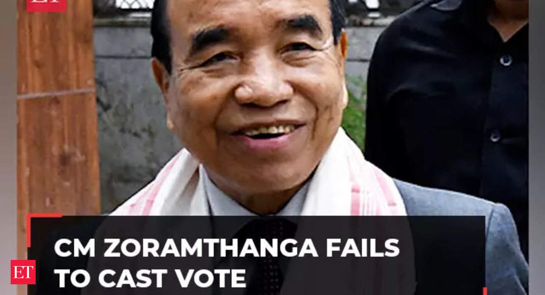 Mizoram Assembly polls: CM Zoramthanga fails to cast vote due to EVM malfunctioning