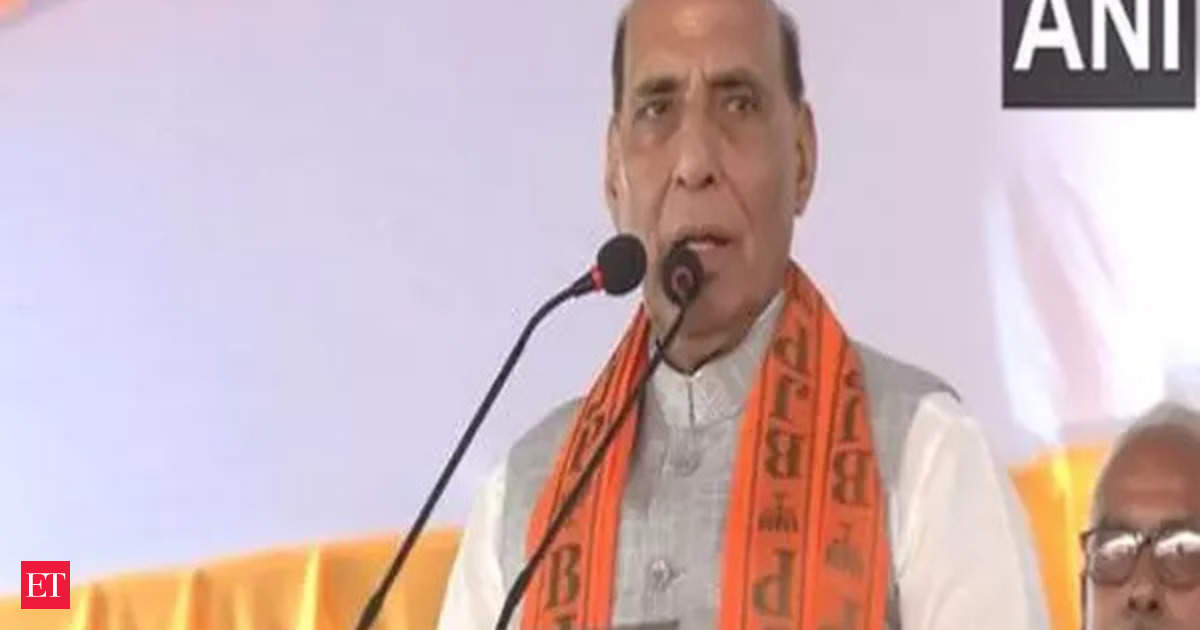 Opposition bloc INDIA falling apart, says Rajnath Singh; asks people not to let MP become ATM of Congress