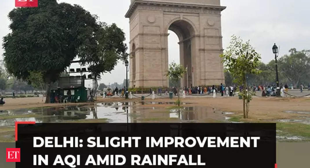 Delhi-NCR: Slight improvement in AQI amid rainfall, but pollution woes continue