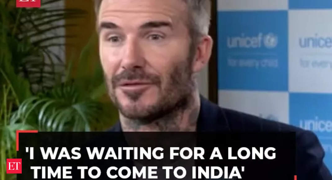 David Beckham: ‘I was waiting for a long time to come to India’