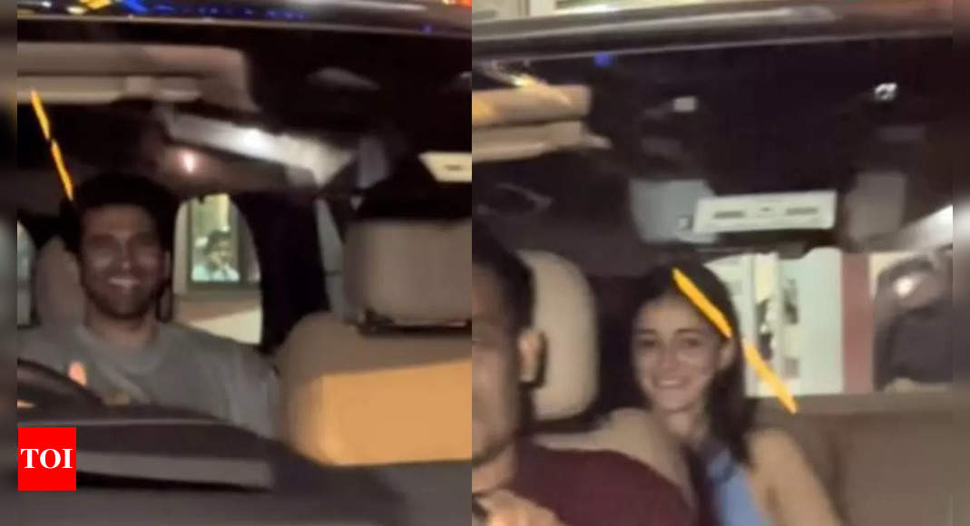 Aditya Roy Kapur and Ananya Panday Can’t Stop Blushing in Viral Video