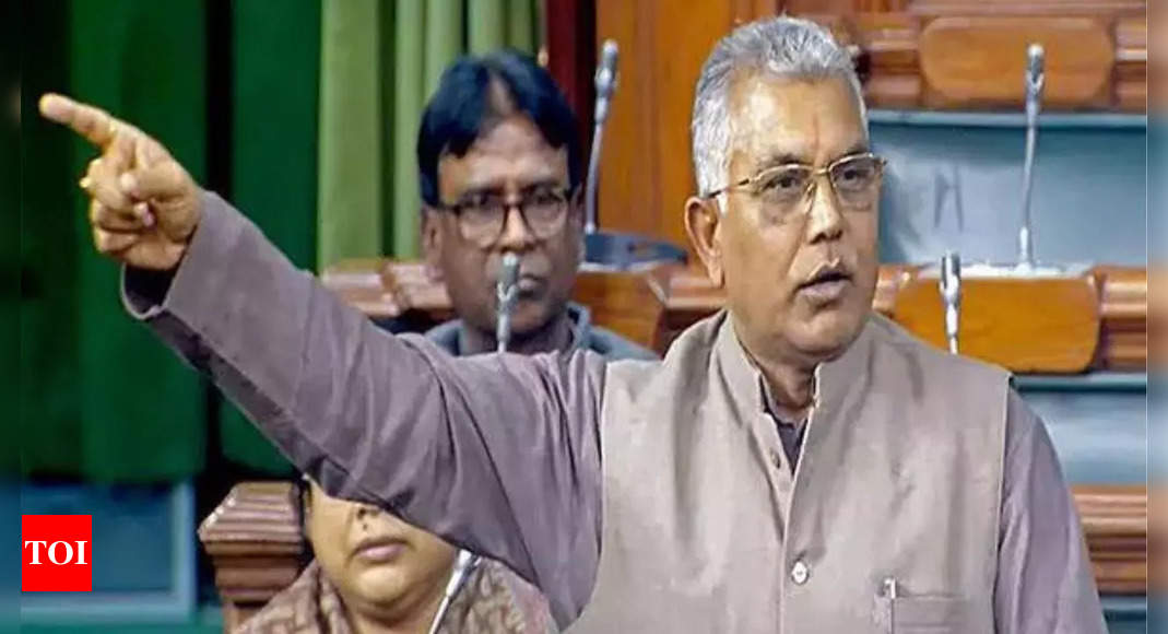 BJP Leader Dilip Ghosh Slams Congress Over ‘Bharat Mata Ki Jai’ Remark