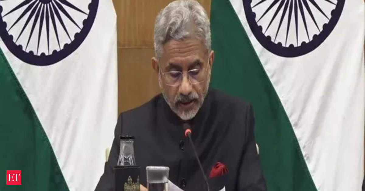 Situation has become more secure: EAM Jaishankar on resumption of e-Visa services for Canadians