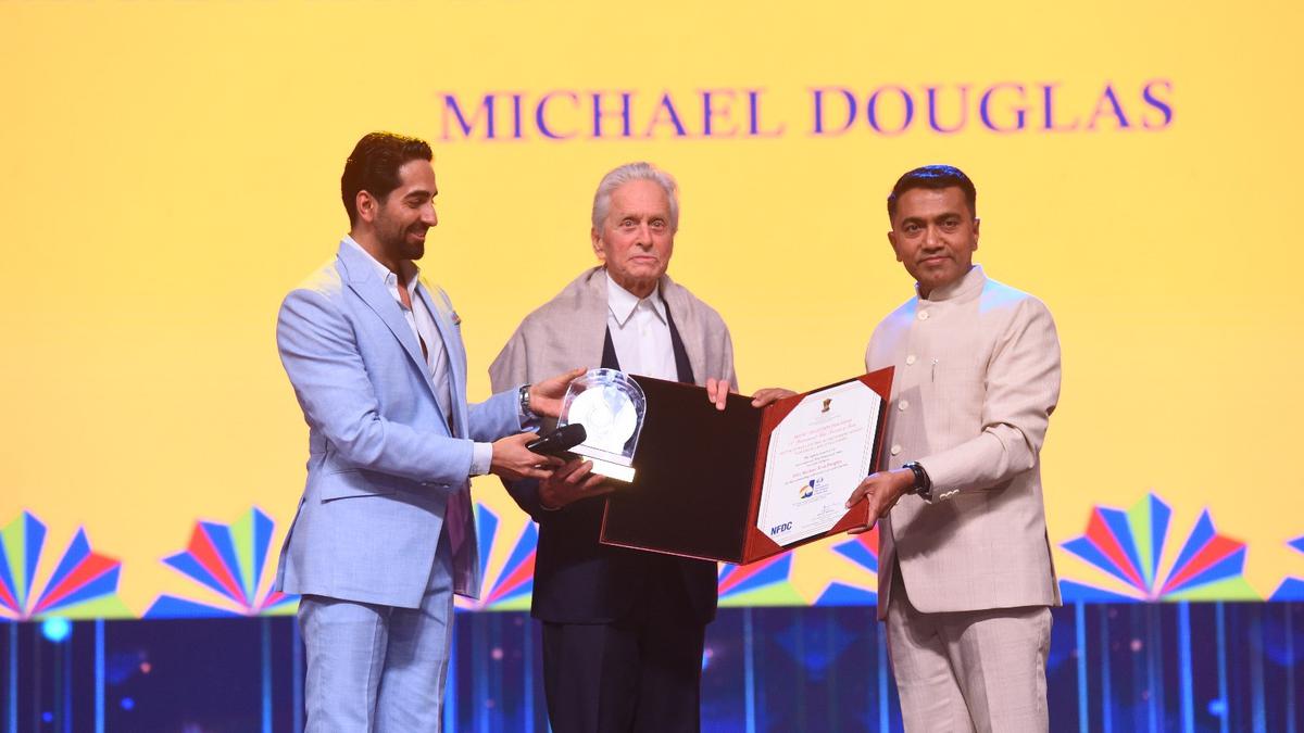 Hollywood Actor Michael Douglas Honored with Satyajit Ray Lifetime Achievement Award