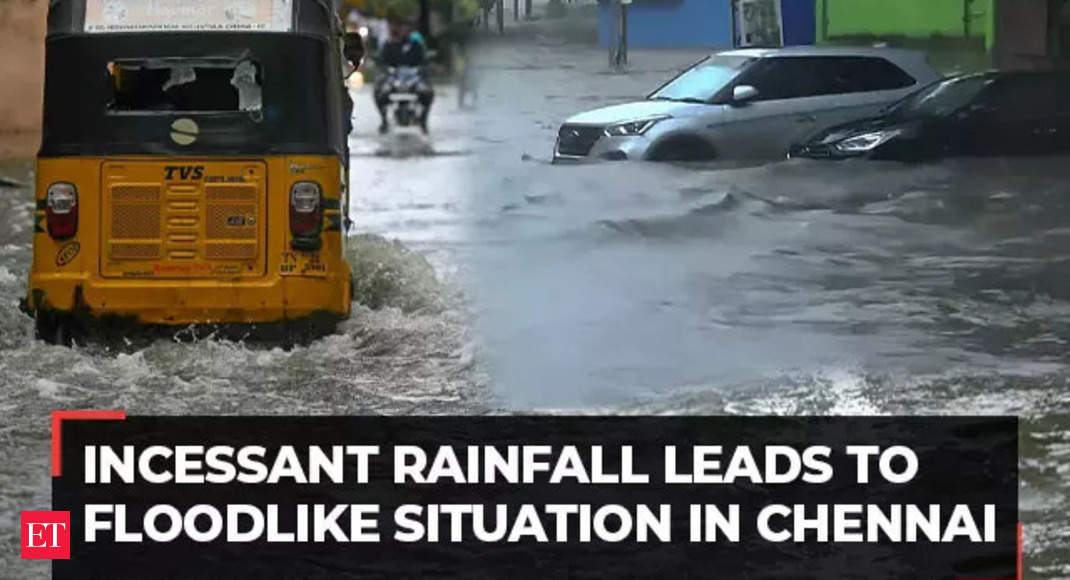 Heavy rainfall in Chennai leads to flood-like situation, disrupts normal life