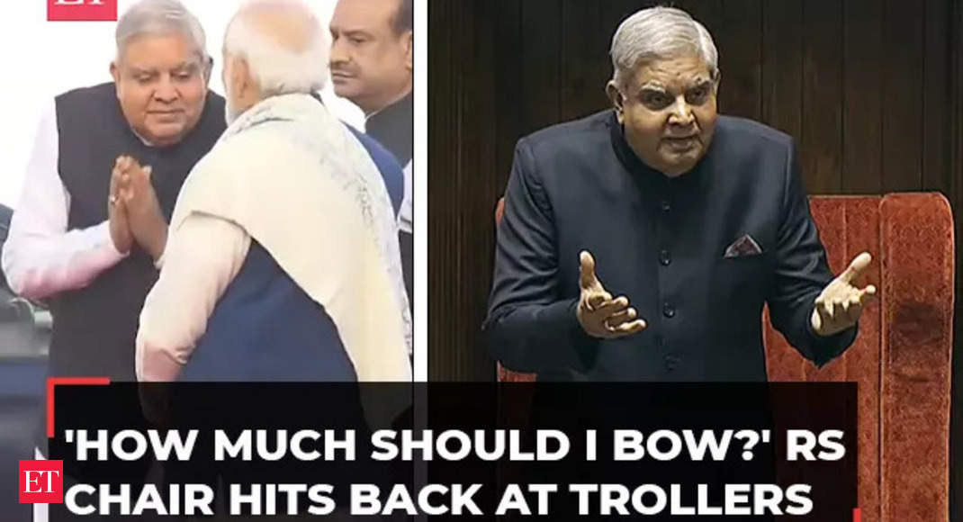 Trolled for greeting PM Modi, RS chairman Jagdeep Dhankhar hits back