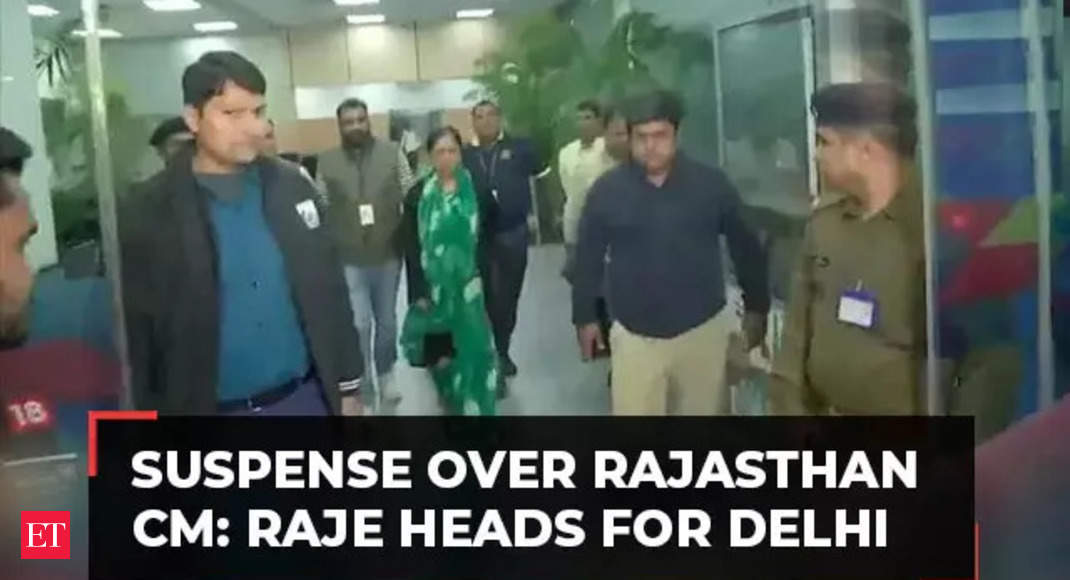 Vasundhara Raje heads for Delhi amid suspense over CM pick for Rajasthan