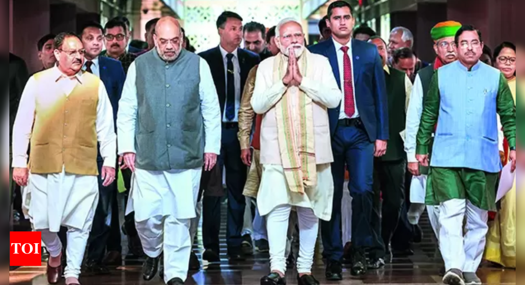 Vikasit Bharat to be BJP’s LS poll plank, PM tells lawmakers to ensure success