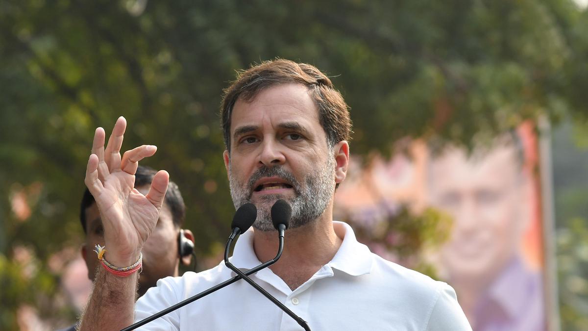 Rahul Gandhi: Economy Growing, but Wealth Concentrated in a Few Hands