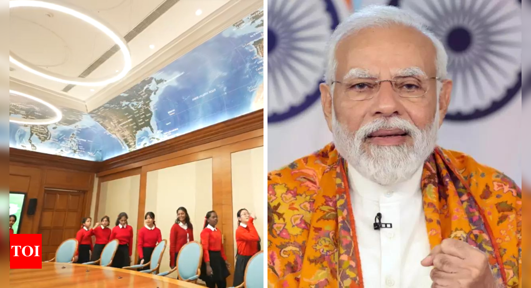 PM Modi Shares Video of Students Tour of His Office