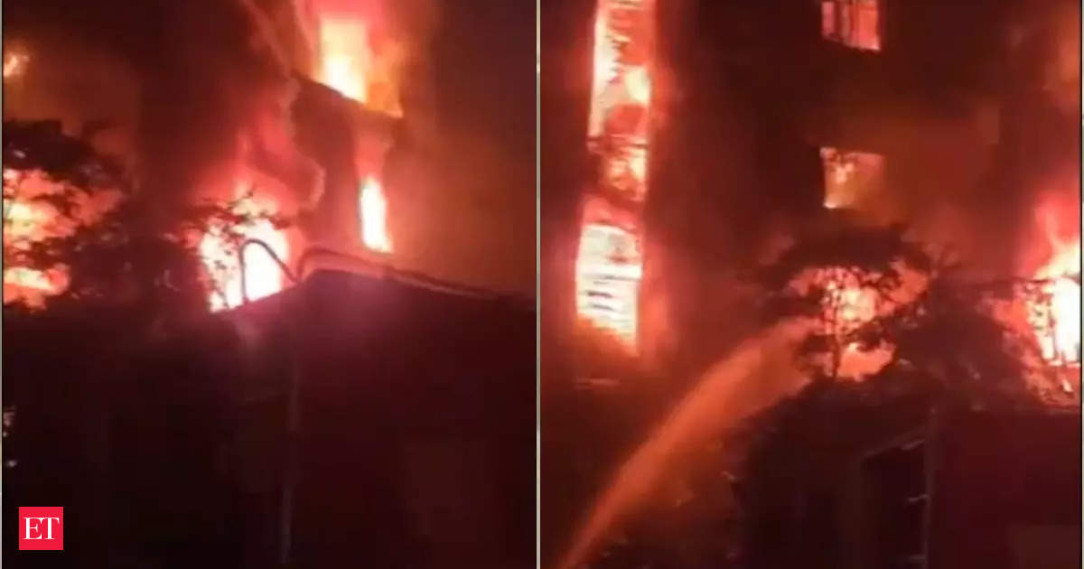 Massive Fire at Factory in Delhi