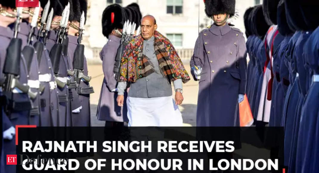 Defence Minister Rajnath Singh Receives Guard of Honour in London