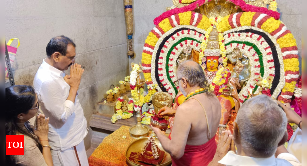 TTD Chief Inspects Temple Reconstruction Works in Tirupati