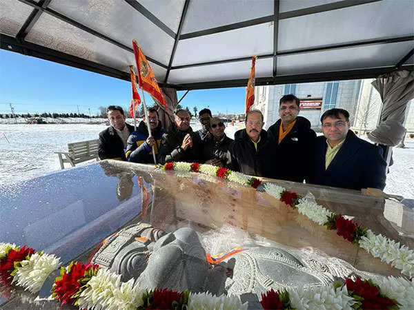 US: 25-feet Statue of Lord Hanuman Reaches Temple in Monroe Ahead of Pran Pratishtha Ceremony