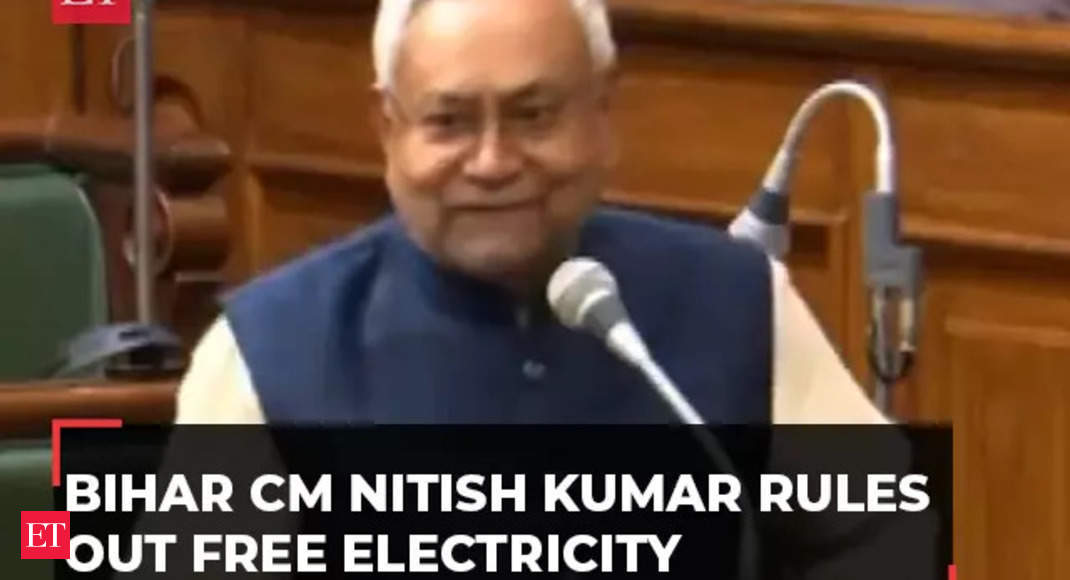 Nitish Kumar: Free Electricity Will Not Be Provided, Says Bihar CM