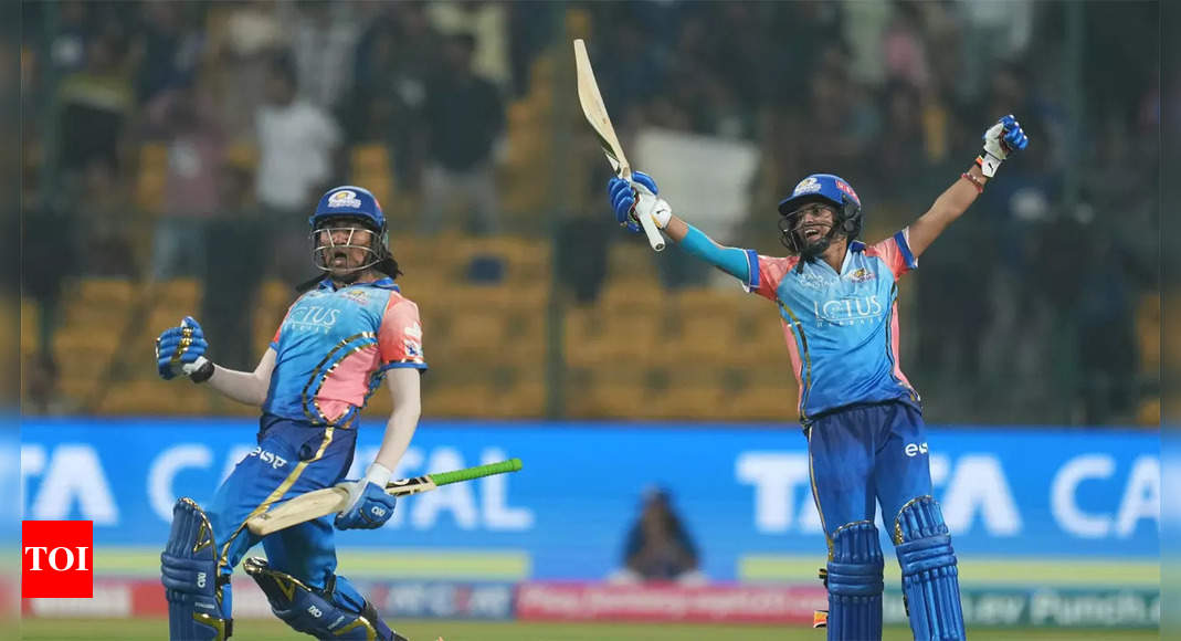 Sajana Sajeevan Hits Last-Ball Six in Debut Match to Seal Victory for Mumbai Indians