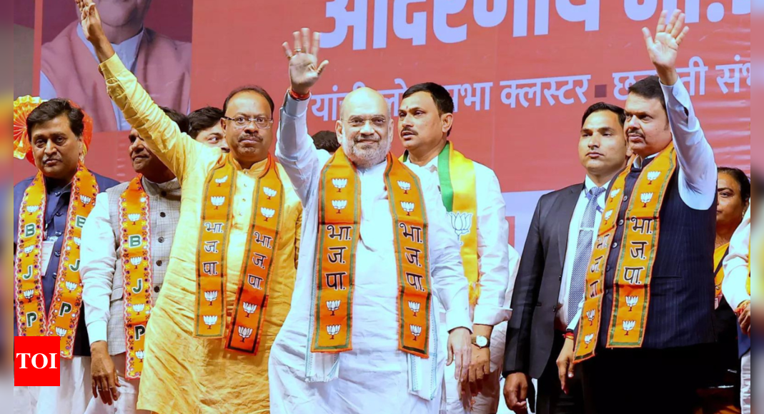 BJP in Maharashtra discusses seat-sharing with allies for Lok Sabha elections