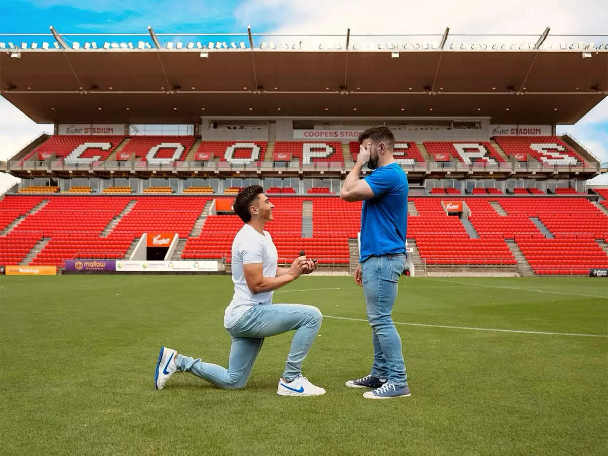 First Openly Gay Footballer Proposes at Adelaide United Stadium, Gets Engaged