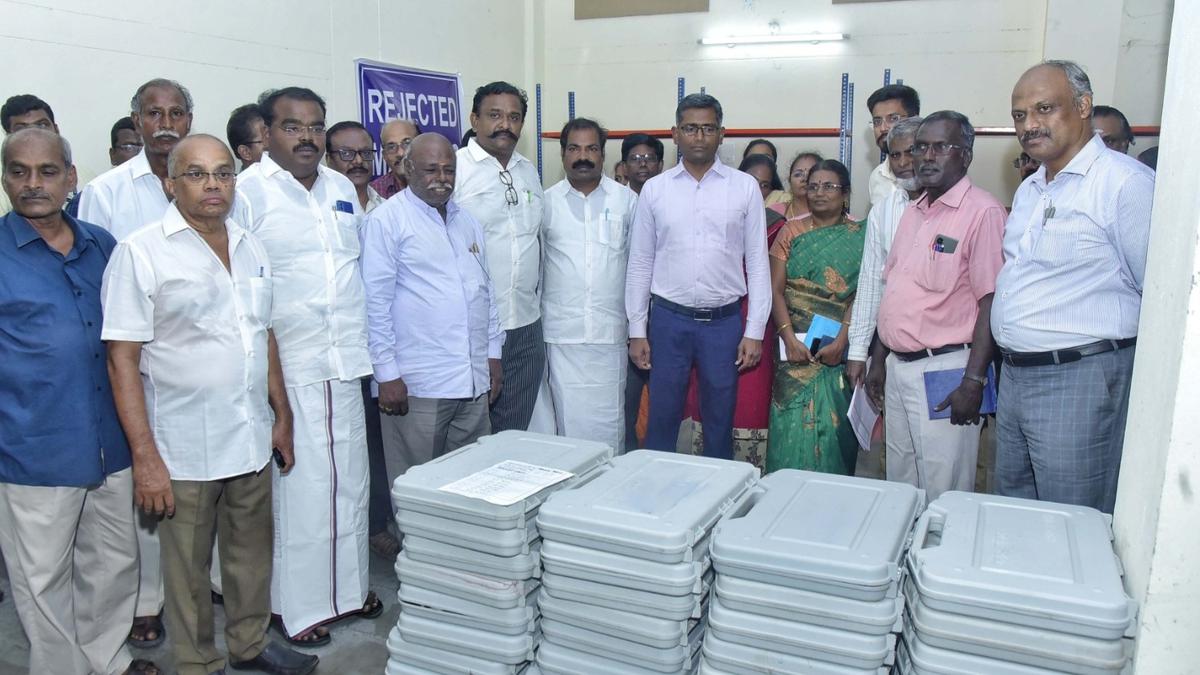 Work Begins to Send Voting Machines to Six Assembly Constituencies in Kanniyakumari