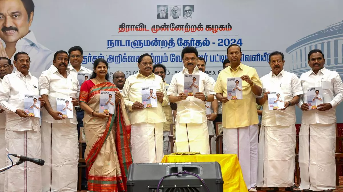 DMK’s Election Manifesto Focuses on Welfare and Demands Fair Share of Tax Pool